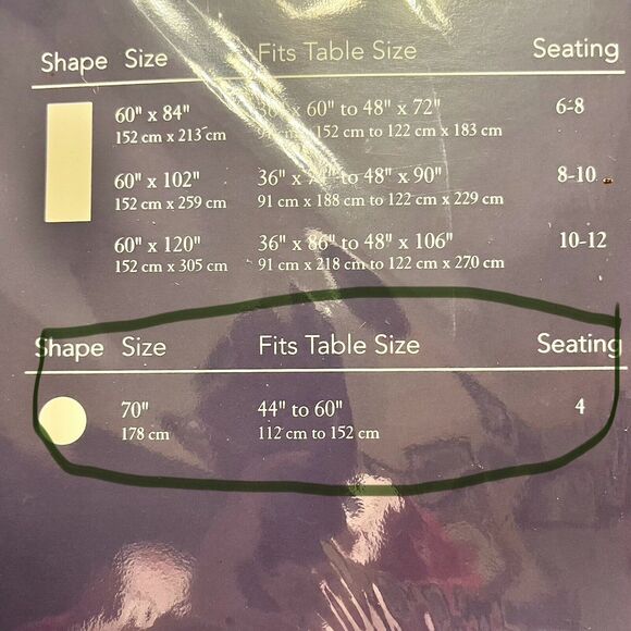 Croft&Barrow Spring Floral Collection Buttercup Round Tablecloth Yellow 70” - Picture 4 of 7